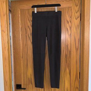Banana Republic brown vegan suede legging